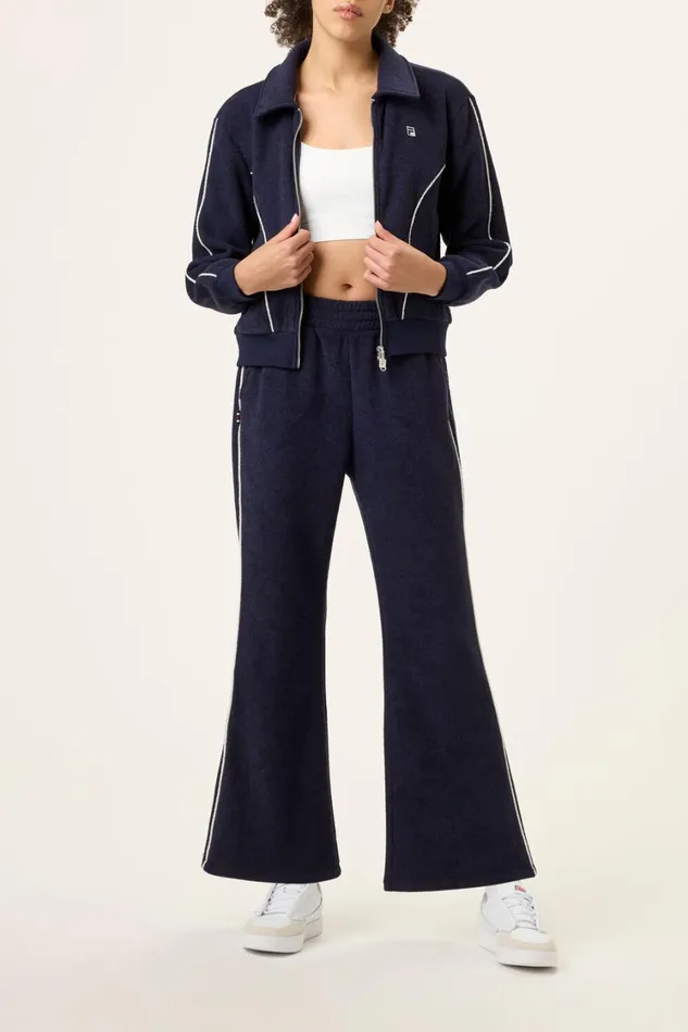 Women Pants and Shorts Fila Tennis Terry Track 400 Ink Navy Women Pants and Shorts Fila Tennis Terry Track 400 Ink Navy
