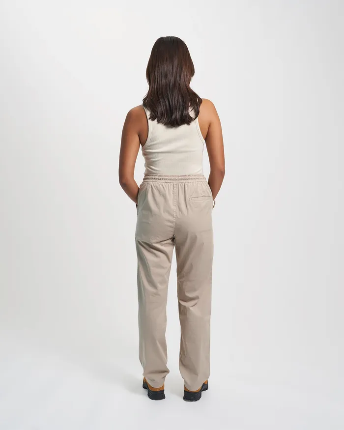 Women Pants Colorfulstandard Organic Twill Pants 8211 Deep Black