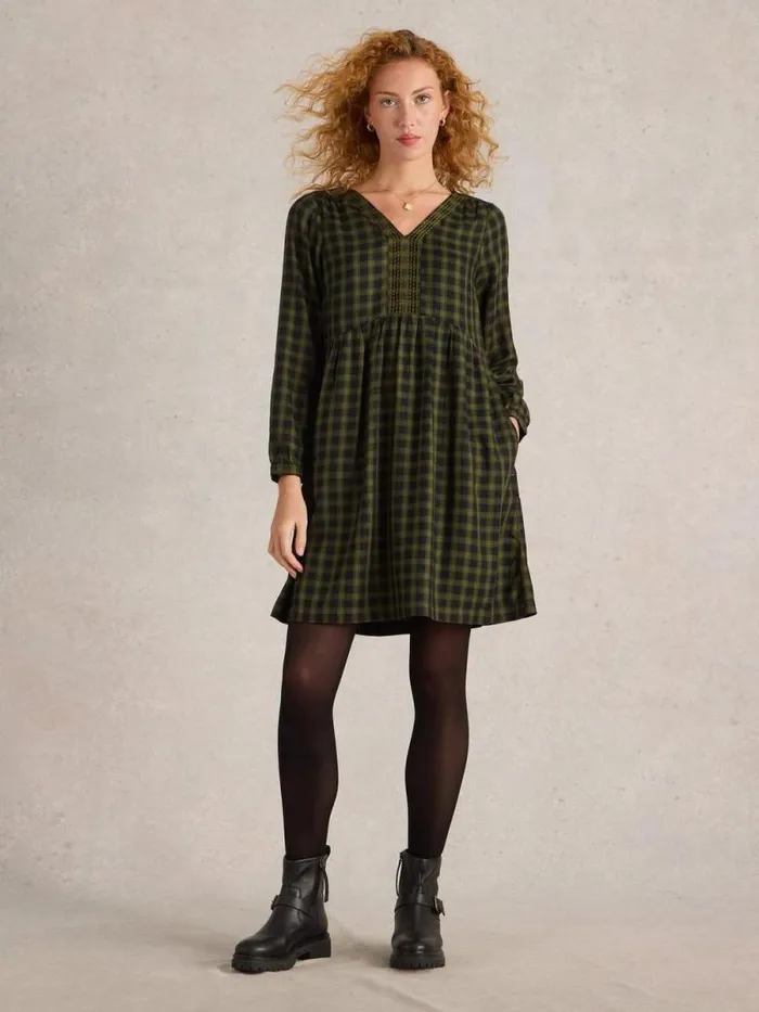Women Penelope Dress Green Multi White Stuff Dresses