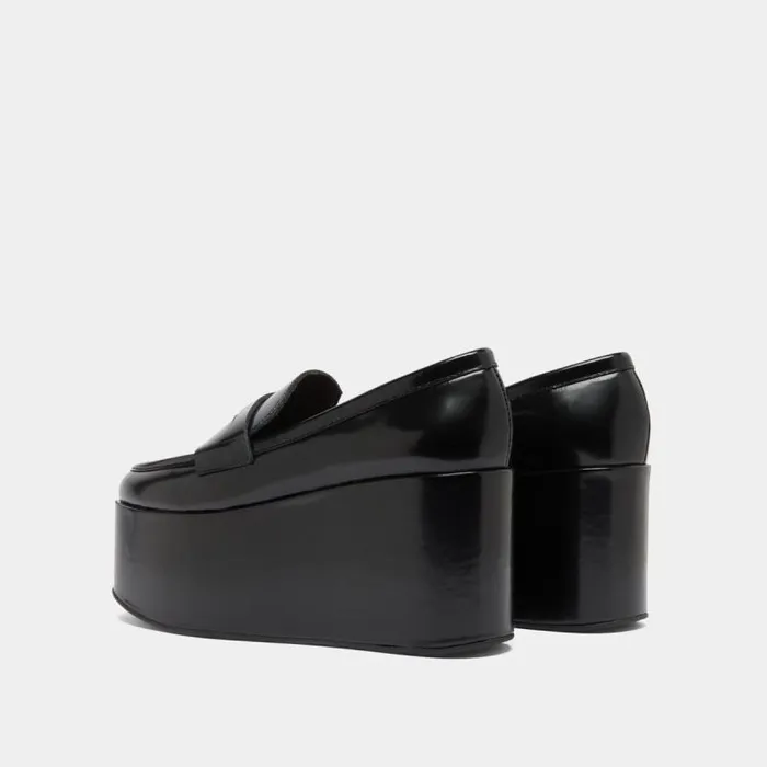 Women Platform Loafers Black JONAK Loafers