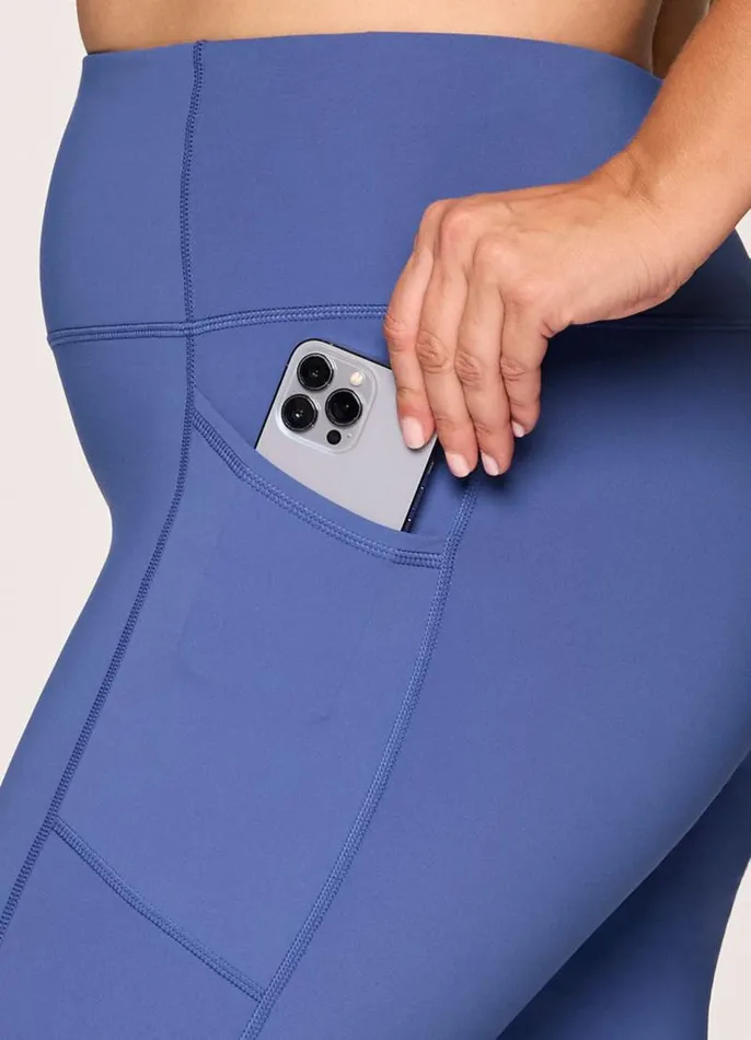 Women Plus Prime Tech Flex Ultra Hold 78 Legging Cobalt RBX Active Leggings