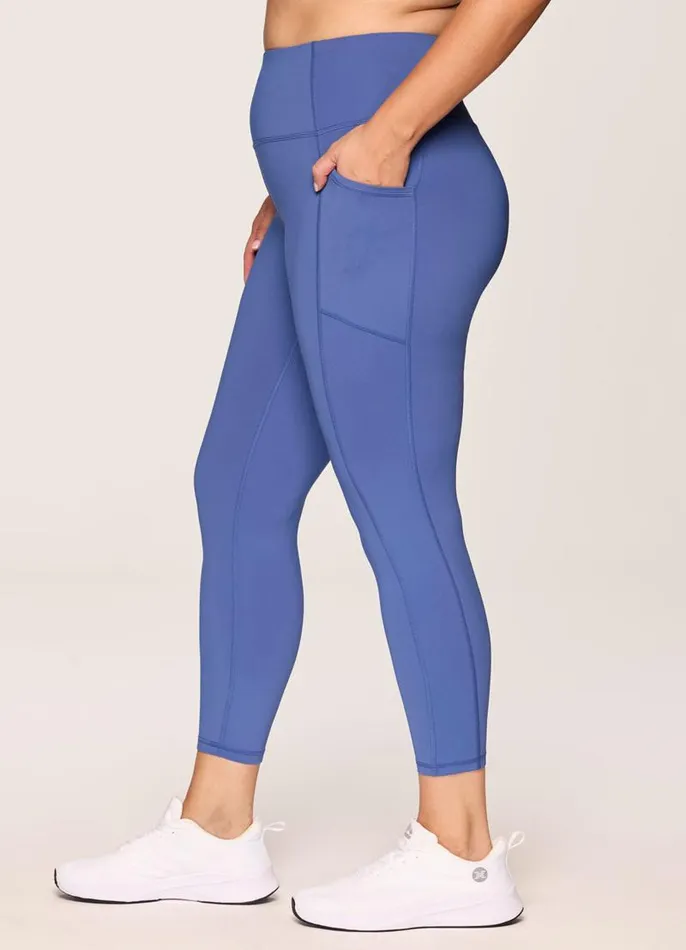Women Plus Prime Tech Flex Ultra Hold 78 Legging Cobalt RBX Active Leggings