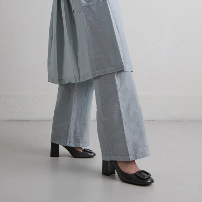 Women Pumps With Buckles Grey JONAK Pumps