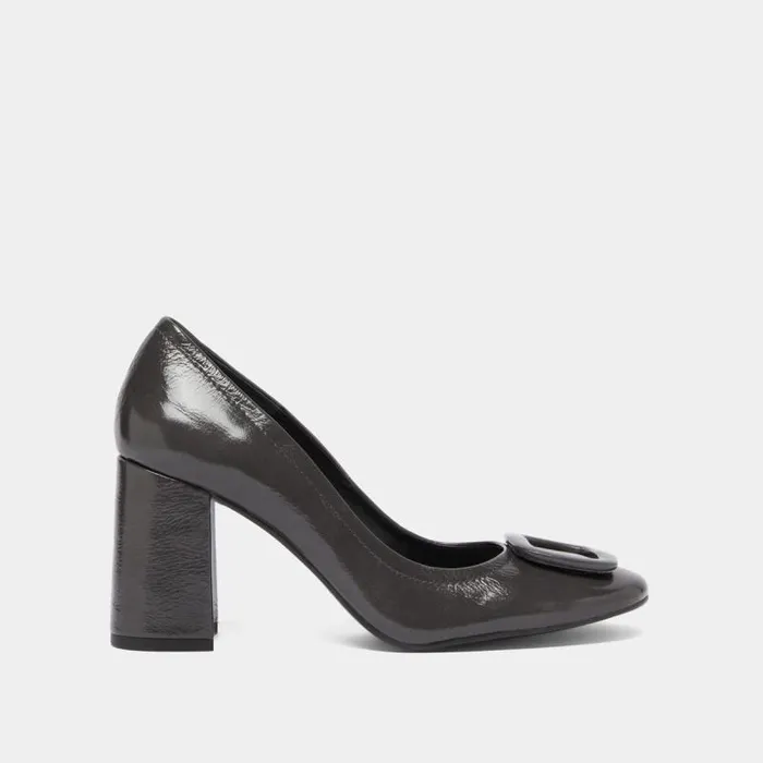 Women Pumps With Buckles Grey JONAK Pumps