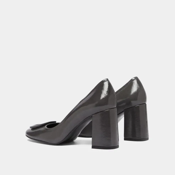 Women Pumps With Buckles Grey JONAK Pumps