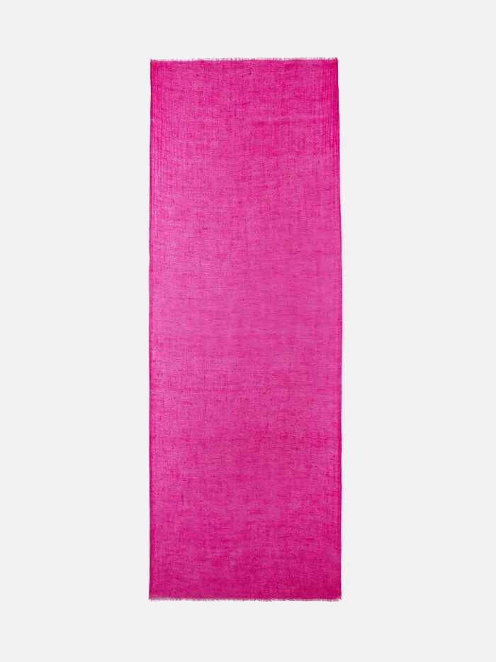 Women Pure Cashmere Gauze Scarf Pink Jigsaw Knitwear and Cashmere