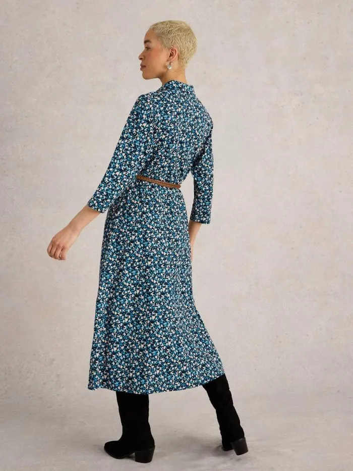 Women Rua Midi Jersey Shirt Dress Navy Multi White Stuff Dresses Women Rua Midi Jersey Shirt Dress Navy Multi White Stuff Dresses