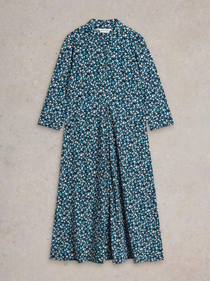 Women Rua Midi Jersey Shirt Dress Navy Multi White Stuff Dresses Women Rua Midi Jersey Shirt Dress Navy Multi White Stuff Dresses