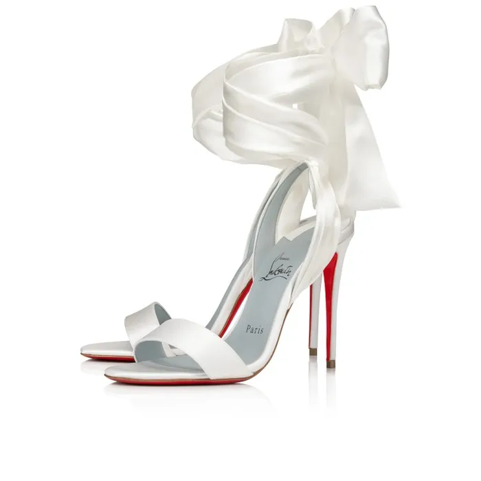 Women Sandale Du Dsert 100 Mm Sandals 8211 Crepe Satin 8211 Off White Christian Louboutin Sandals and Slides Women Sandale Du Dsert 100 Mm Sandals 8211 Crepe Satin 8211 Off White Christian Louboutin Sandals and Slides