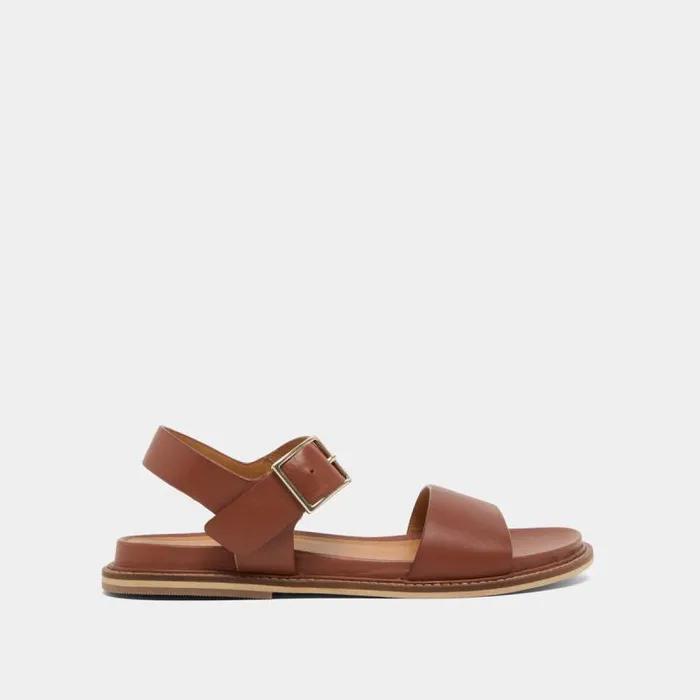 Women Sandals With Straps And Open Toes Cognac JONAK Sandals
