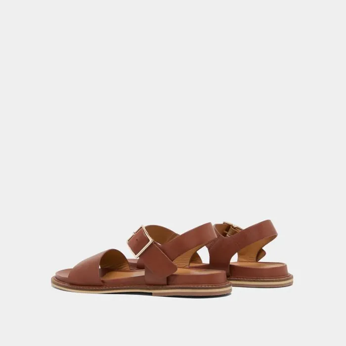 Women Sandals With Straps And Open Toes Cognac JONAK Sandals