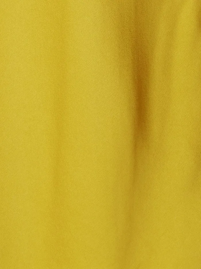 Women Satin Bias Maxi Skirt Yellow Jigsaw Party