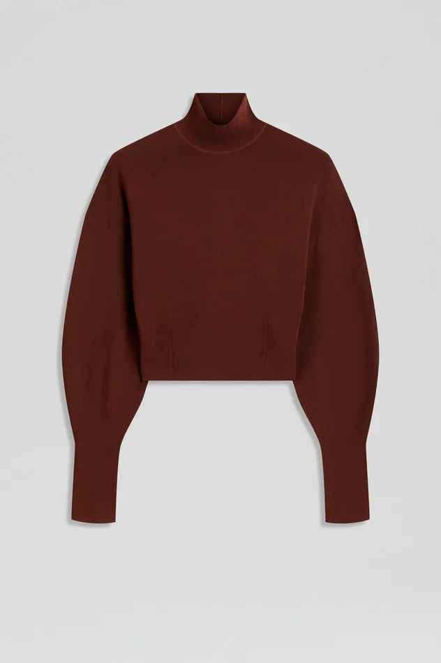 Women Scanlan Theodore COCOON SLEEVE TOP BURGUNDY Tops