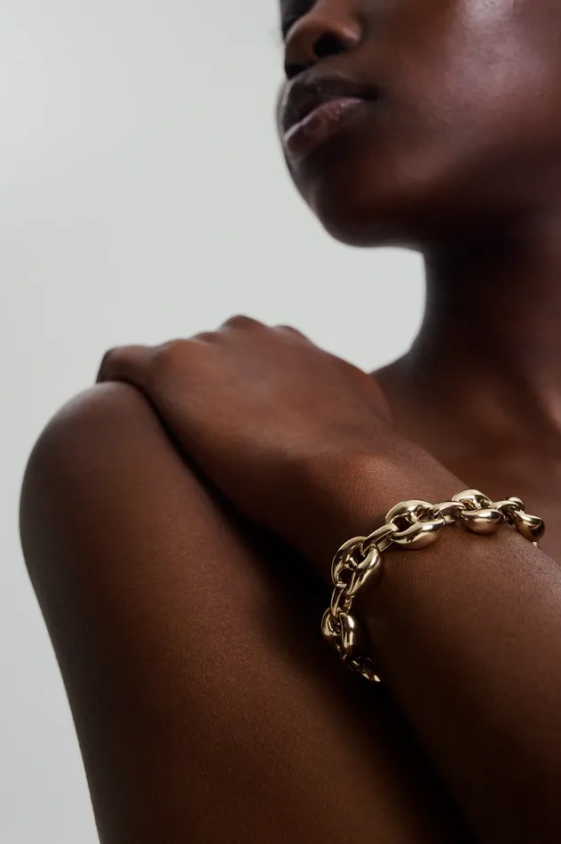 Women Scanlan Theodore MARINE LINK CHAIN BRACELET LIGHTGOLD Jewelry