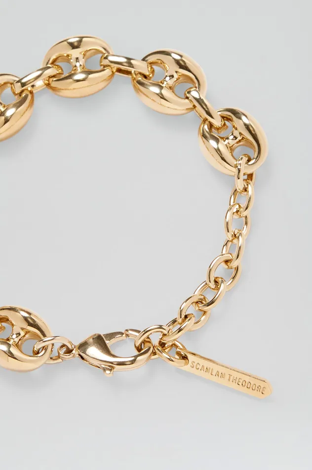 Women Scanlan Theodore MARINE LINK CHAIN BRACELET LIGHTGOLD Jewelry Women Scanlan Theodore MARINE LINK CHAIN BRACELET LIGHTGOLD Jewelry