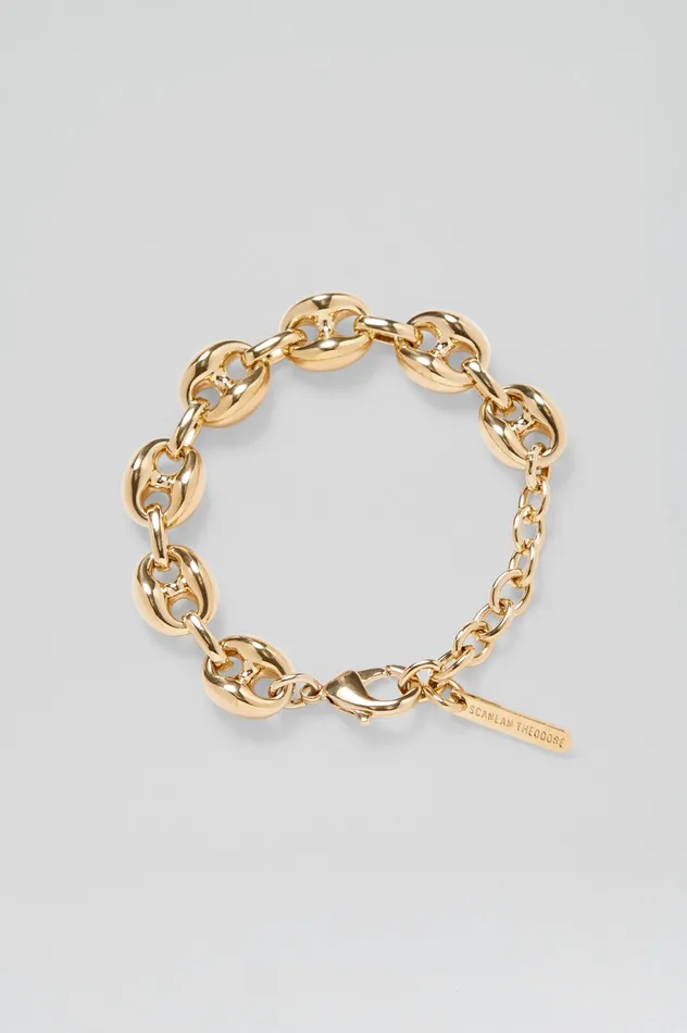 Women Scanlan Theodore MARINE LINK CHAIN BRACELET LIGHTGOLD Jewelry Women Scanlan Theodore MARINE LINK CHAIN BRACELET LIGHTGOLD Jewelry