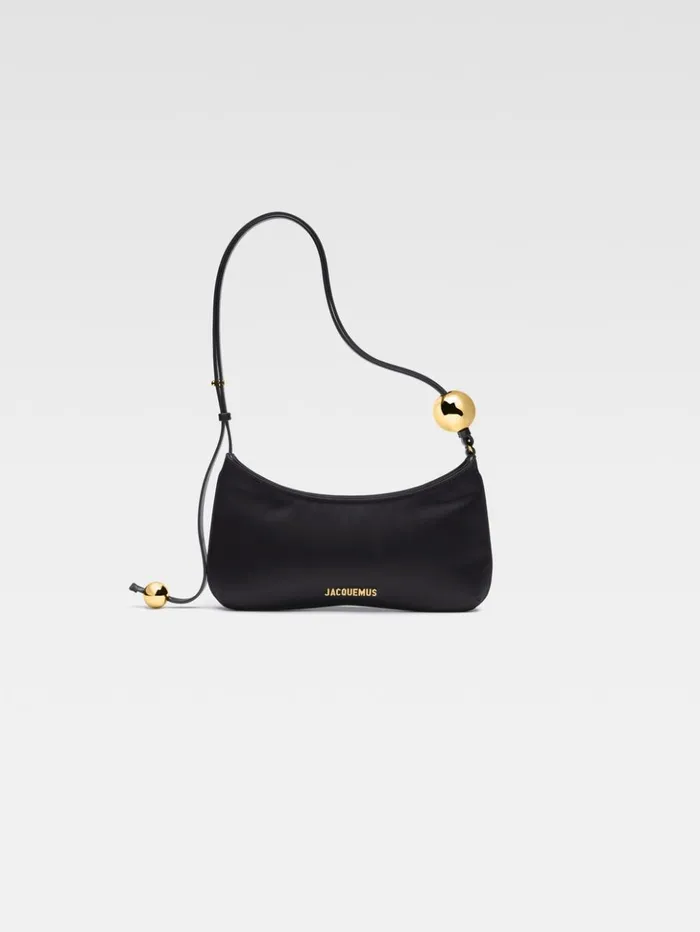 Women Shoulder Bags JACQUEMUS The Bisou Perle Black