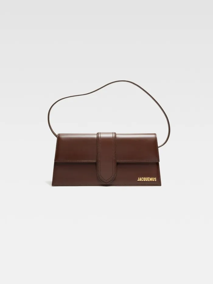 Women Shoulder Bags JACQUEMUS The Long Bambino Brown