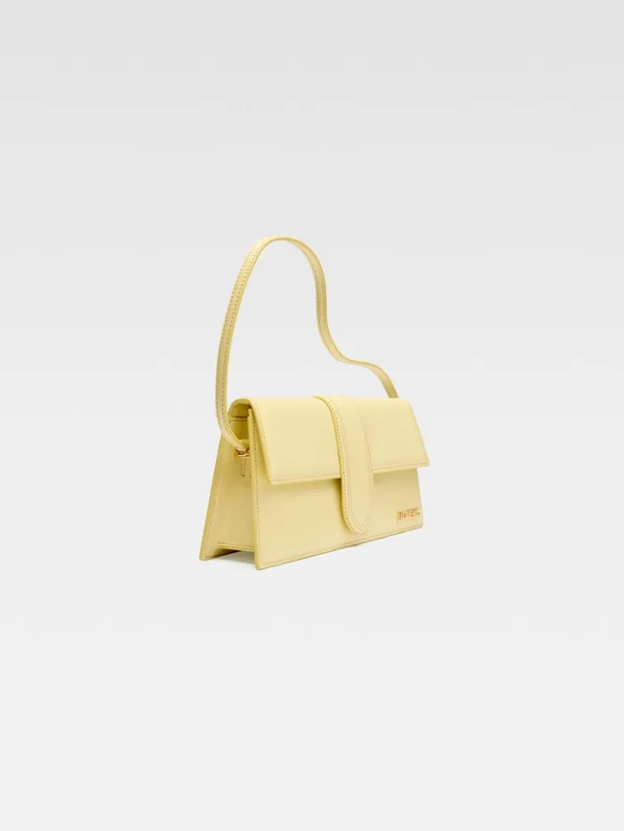 Women Shoulder Bags JACQUEMUS The Long Bambino Pale Yellow