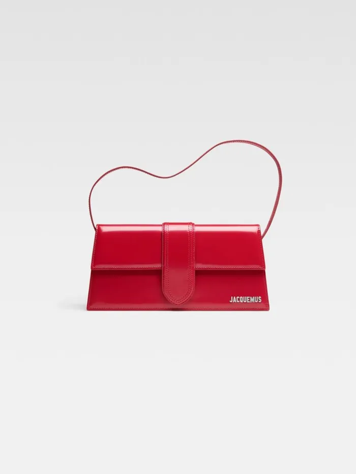 Women Shoulder Bags JACQUEMUS The Long Bambino Red