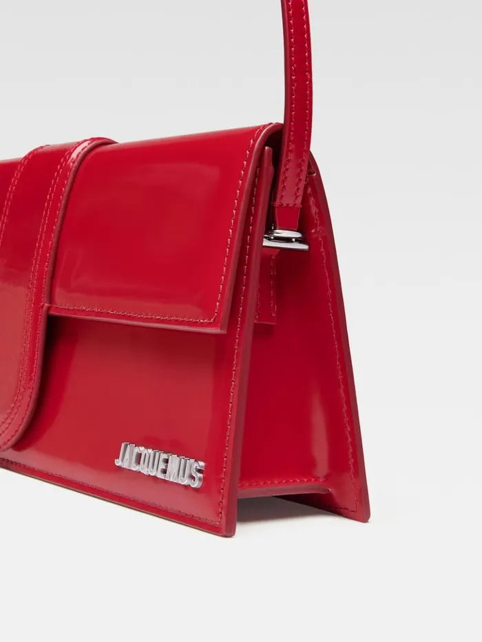 Women Shoulder Bags JACQUEMUS The Long Bambino Red Women Shoulder Bags JACQUEMUS The Long Bambino Red