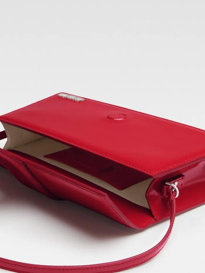 Women Shoulder Bags JACQUEMUS The Long Bambino Red Women Shoulder Bags JACQUEMUS The Long Bambino Red