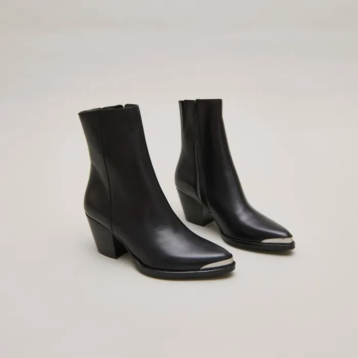 Women Silvertoe Boots Black JONAK Ankle Boots Lowboots