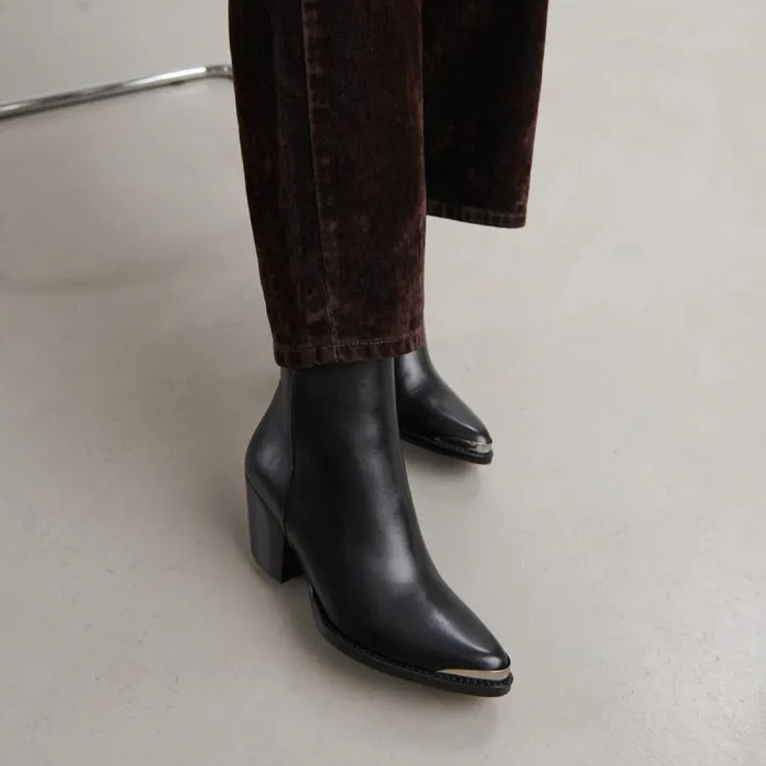 Women Silvertoe Boots Black JONAK Ankle Boots Lowboots