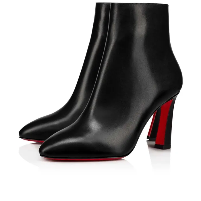 Women So Eleonor 85 Mm Low Boots 8211 Calf Leather 8211 Black Christian Louboutin Boots Women So Eleonor 85 Mm Low Boots 8211 Calf Leather 8211 Black Christian Louboutin Boots