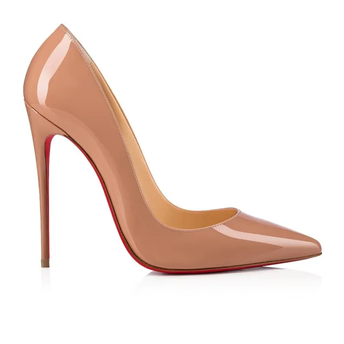 Women So Kate 120 Mm Pumps 8211 Patent Calf Leather 8211 Blush Christian Louboutin Pumps