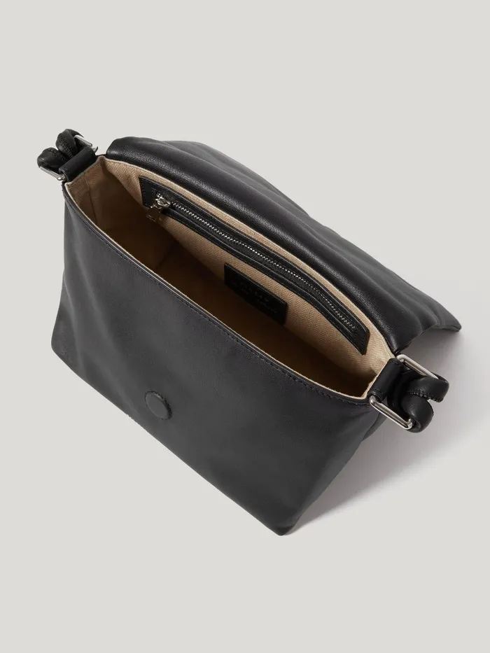 Women Soft Padded Crossbody Black Jigsaw Bags