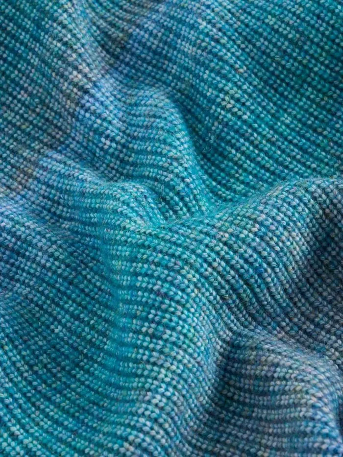 Women Spacedye Knitted Poncho Blue Multi White Stuff Knitwear Women Spacedye Knitted Poncho Blue Multi White Stuff Knitwear