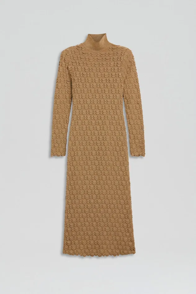 Women SPARKLE SCALLOP POLO DRESS BRONZE Dresses Scanlan Theodore