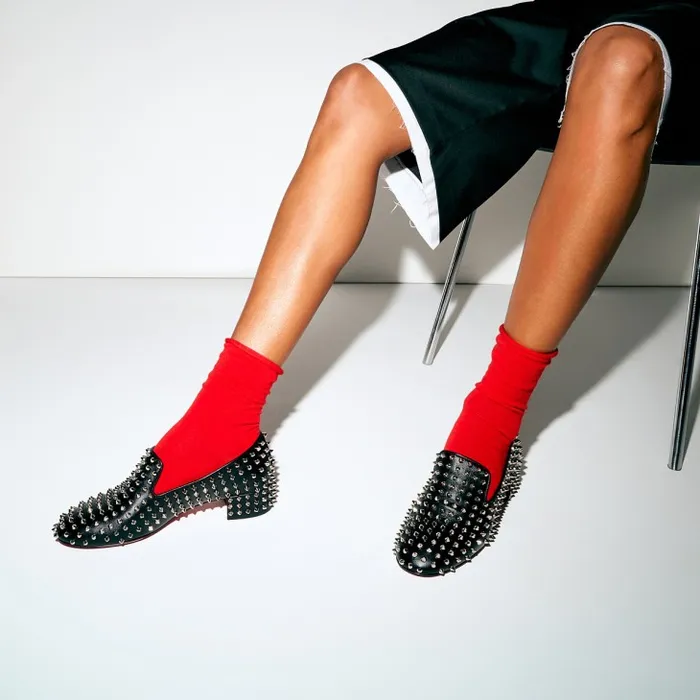 Women Spikeasy 30 Mm Loafers 8211 Nappa Leather 8211 Black Christian Louboutin Flats and Loafers Women Spikeasy 30 Mm Loafers 8211 Nappa Leather 8211 Black Christian Louboutin Flats and Loafers