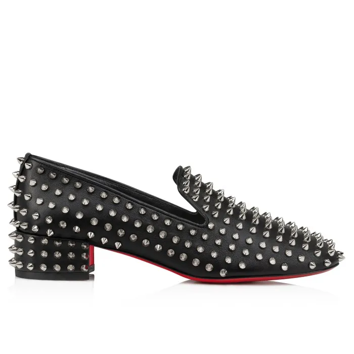 Women Spikeasy 30 Mm Loafers 8211 Nappa Leather 8211 Black Christian Louboutin Flats and Loafers