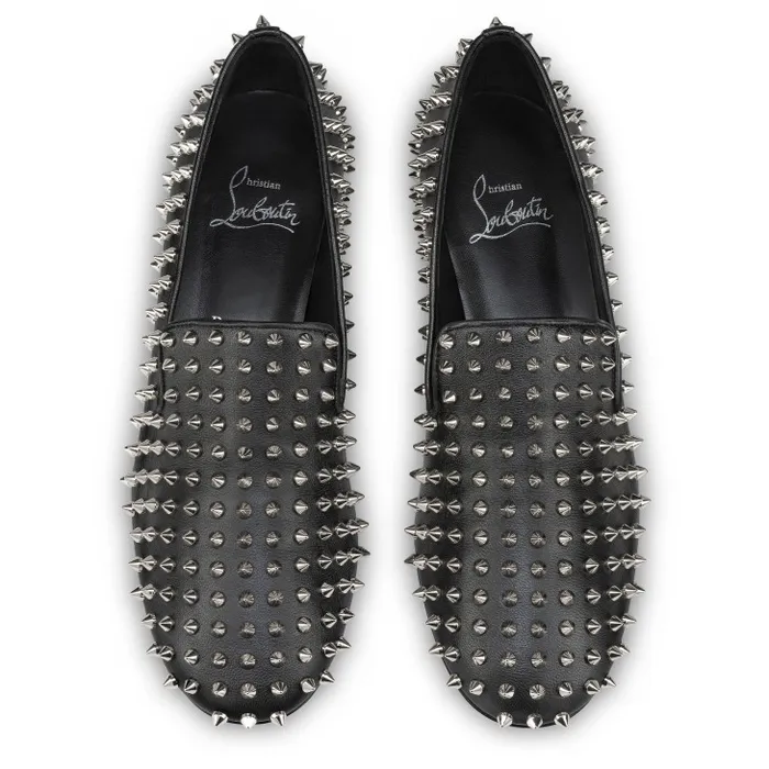 Women Spikeasy 30 Mm Loafers 8211 Nappa Leather 8211 Black Christian Louboutin Flats and Loafers