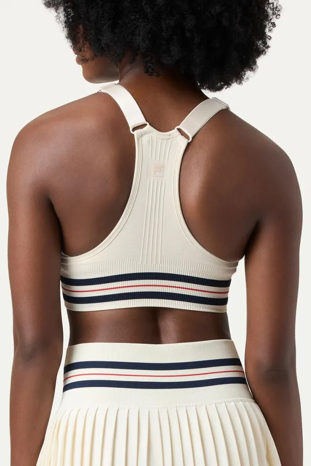 Women Sports Bras Fila Lucky Ace Seamless Sports Bra 922 Gardeniafila Navyfila Red Women Sports Bras Fila Lucky Ace Seamless Sports Bra 922 Gardeniafila Navyfila Red