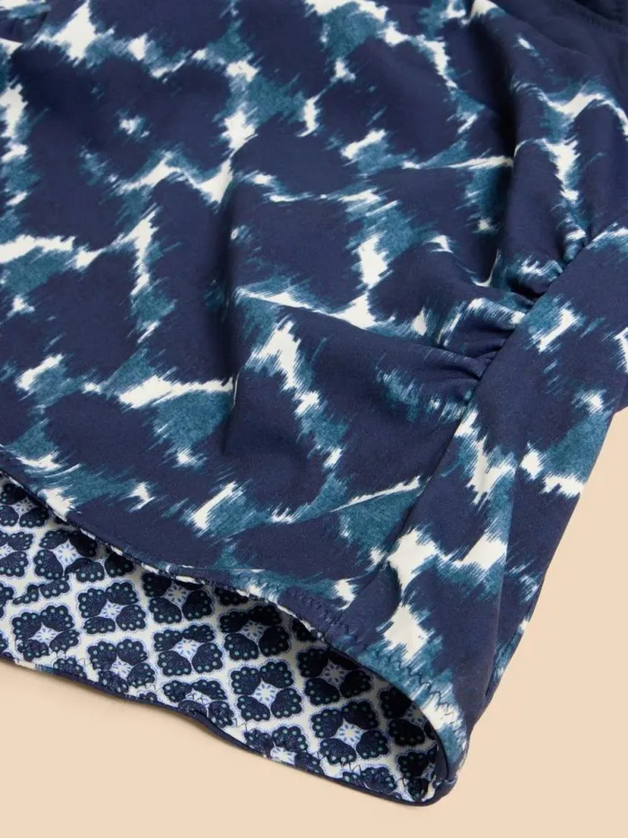 Women Sunshine Reversible Printed Tankini Navy Multi White Stuff Swimwear Women Sunshine Reversible Printed Tankini Navy Multi White Stuff Swimwear