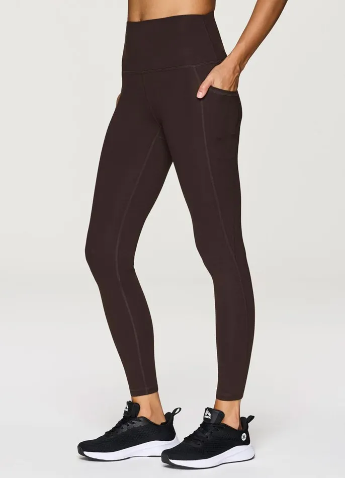 Women Super Soft Ultra Hold Legging Coffee RBX Active Leggings