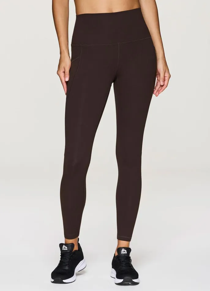 Women Super Soft Ultra Hold Legging Coffee RBX Active Leggings