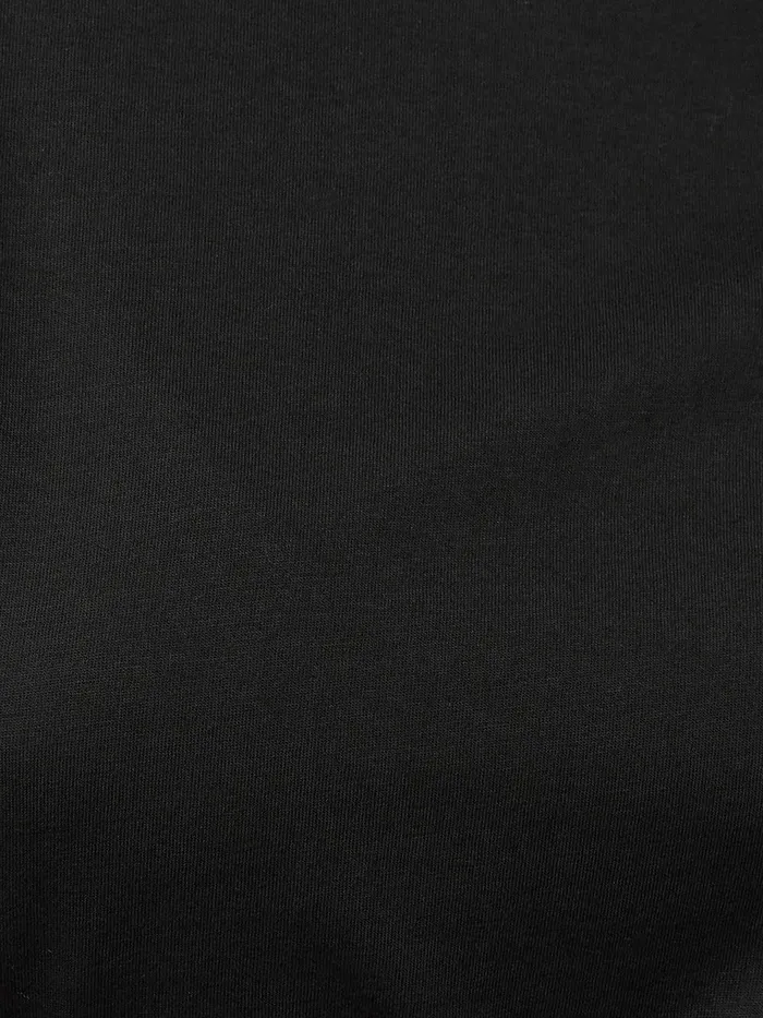 Women Supima Cotton Long Sleeve Tee Black Jigsaw Shirts and Tops