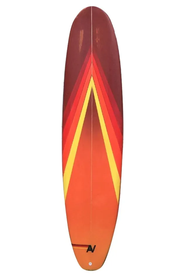 Women Surfboards Aviator Nation AVIATOR NATION HYRBID BOARD 8211 RED U0026 ORANGE