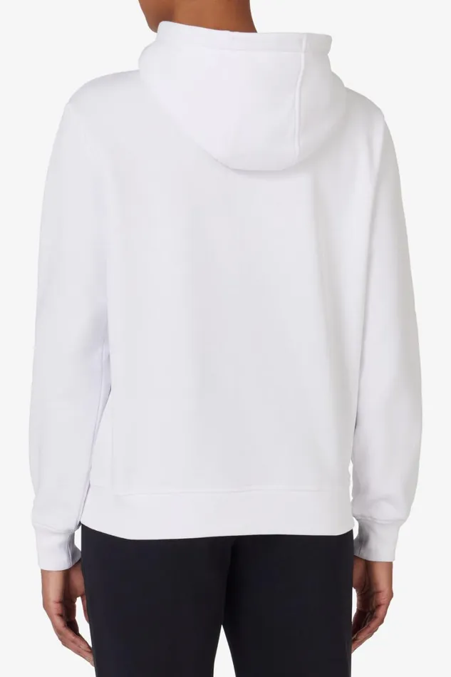 Women Sweatshirts and Hoodies Fila Classic Hoodie 100 White