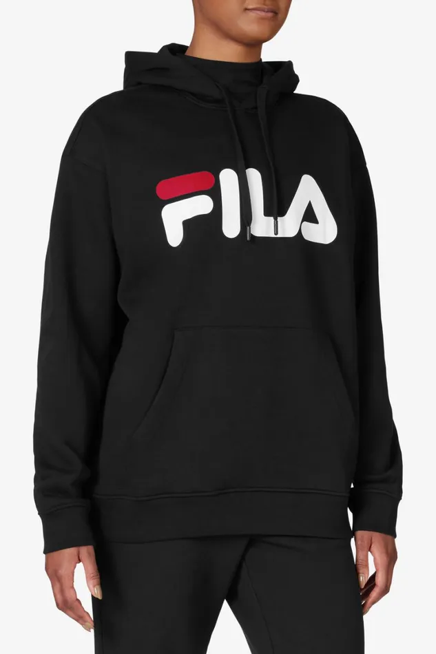 Women Sweatshirts and Hoodies Fila Classic Relaxed Fila Logo Hoodie