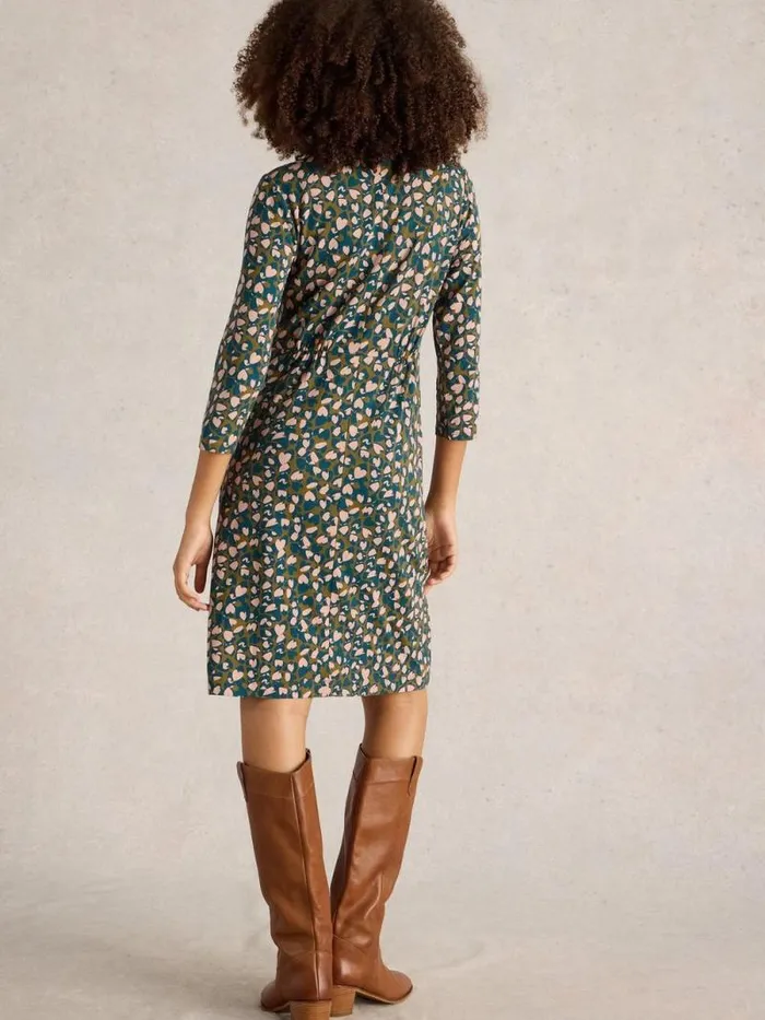 Women Tallie Jersey Dress Green Print White Stuff Dresses Women Tallie Jersey Dress Green Print White Stuff Dresses