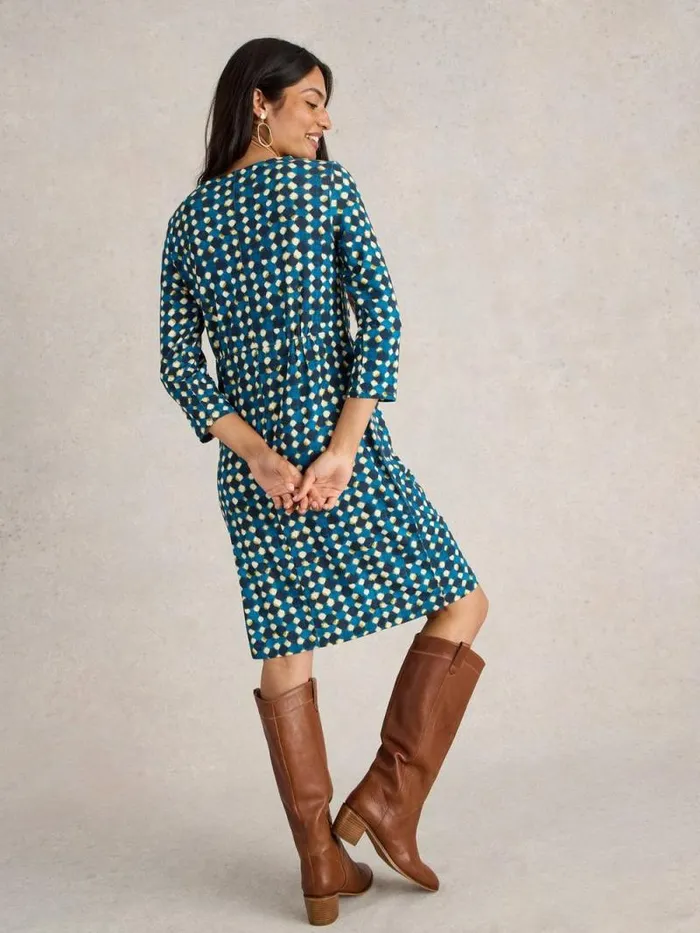 Women Tallie Jersey Printed Dress Navy Print White Stuff Dresses Women Tallie Jersey Printed Dress Navy Print White Stuff Dresses
