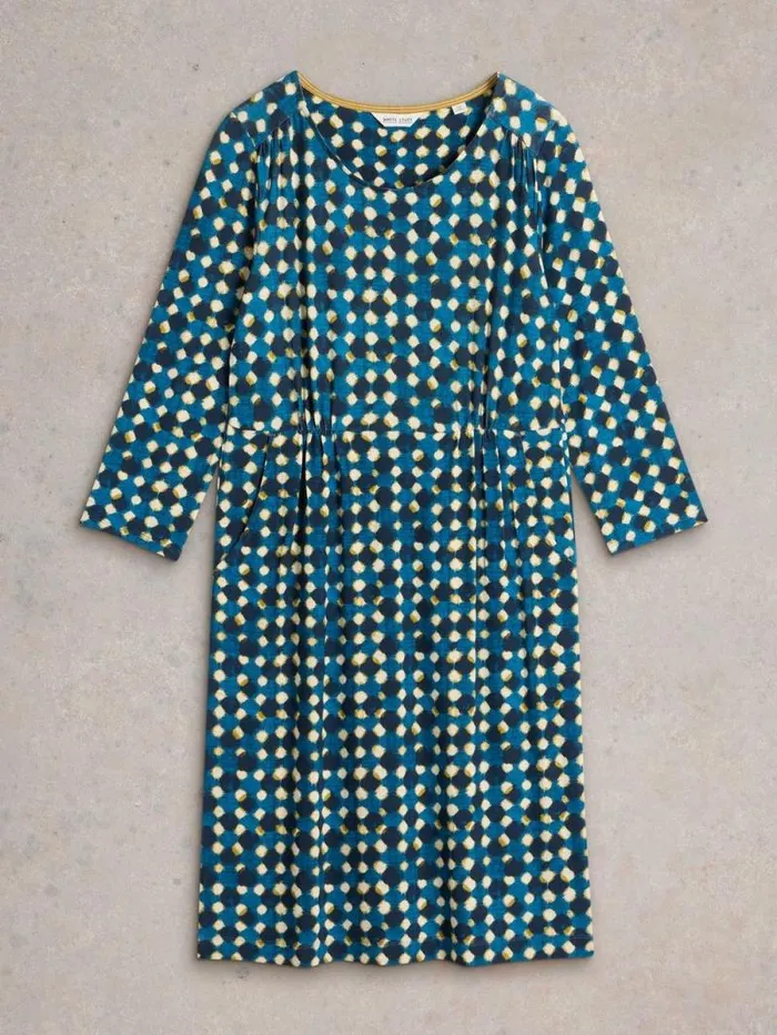 Women Tallie Jersey Printed Dress Navy Print White Stuff Dresses Women Tallie Jersey Printed Dress Navy Print White Stuff Dresses