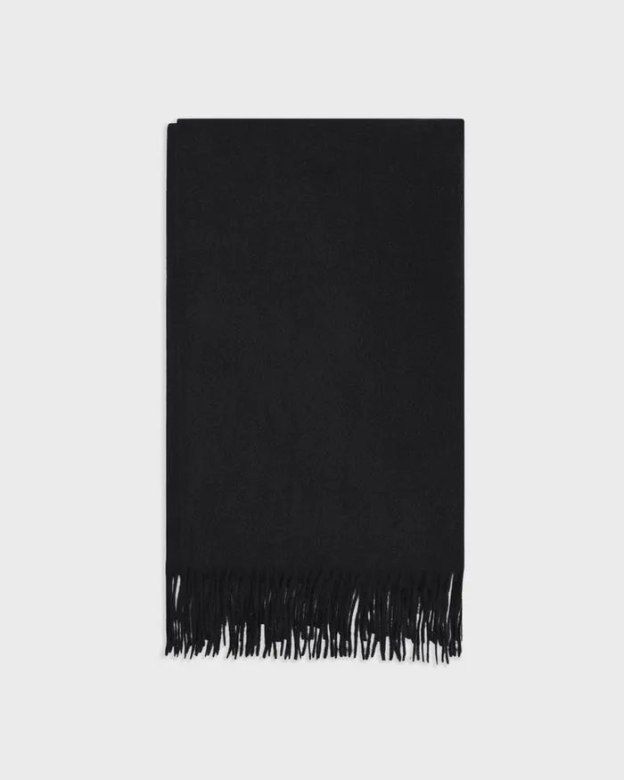 Women Theory Hats Gloves Scarves Classic Scarf In Cashmere Black