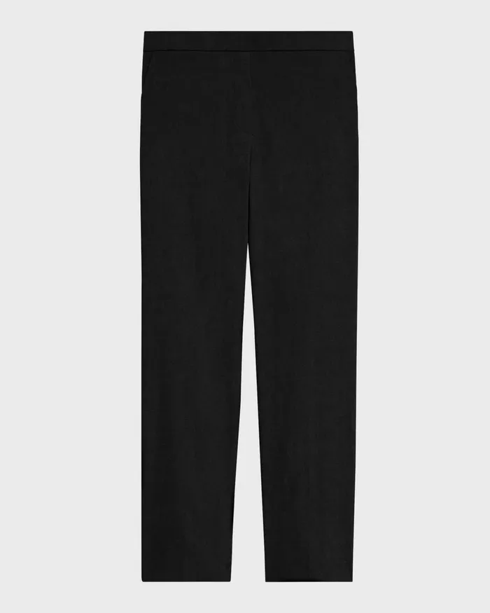 Women Theory Pants Treeca PullOn Pant In Good Linen Black