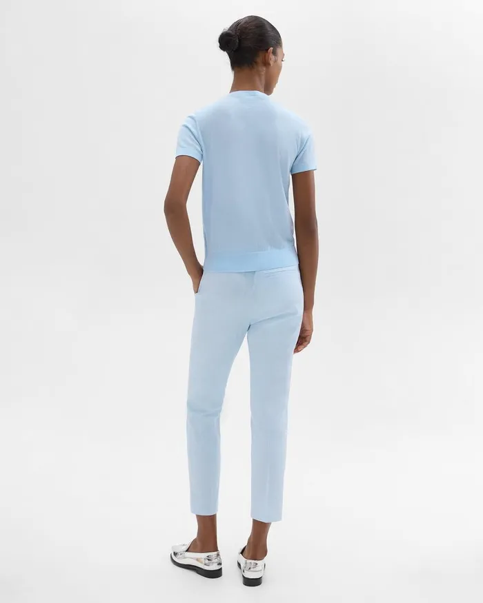 Women Theory Pants Treeca PullOn Pant In Good Linen Skylight